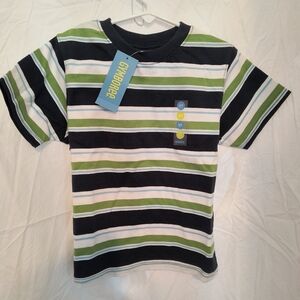 2 Gymboree short sleeve shirts with stripes size 5T